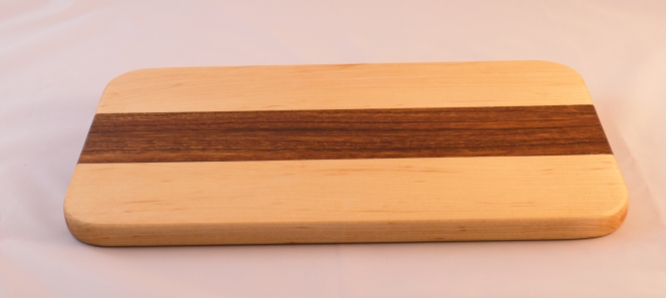 Maple and Zebra Wood Cheese Board